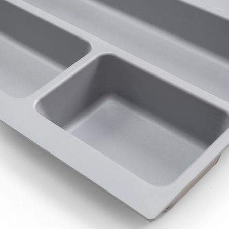 Range-couvert Optima Universal pour caisson de 800 mm, Gris Range-couvert Optima Universal pour caisson de 800 mm, Gris