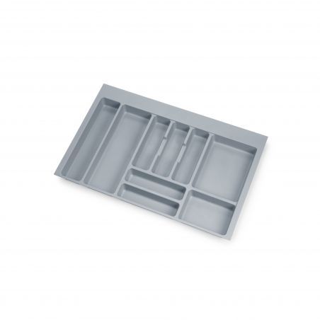Range-couvert Optima Universal pour caisson de 800 mm, Gris Range-couvert Optima Universal pour caisson de 800 mm, Gris
