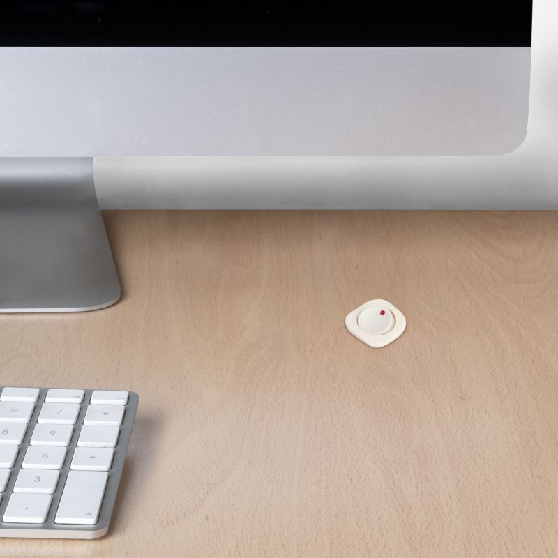 Lot de 10 interrupteurs à encastrer D21x21, Blanc