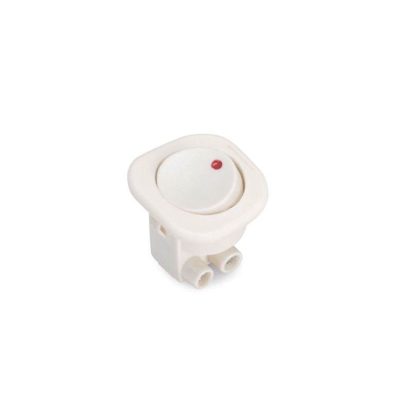 Lot de 10 interrupteurs à encastrer D21x21, Blanc