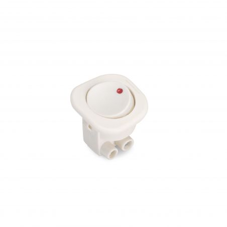 Lot de 10 interrupteurs à encastrer D21x21, Blanc Lot de 10 interrupteurs à encastrer D21x21, Blanc