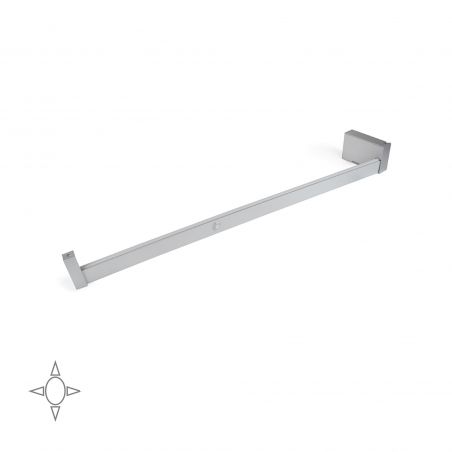 Barre de penderie Castor avec lumière LED, batterie amovible et détecteur de mouvement, 708 mm, Anodisé mat Barre de penderie Castor avec lumière LED, batterie amovible et détecteur de mouvement, 708 mm, Anodisé mat