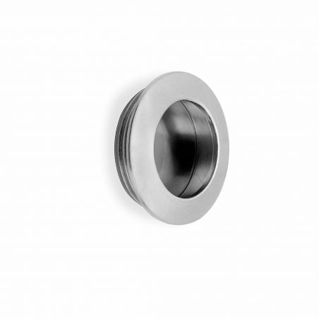 Lot de 10 Boutons Oregon, Ø 41 mm, Nickel satiné Lot de 10 Boutons Oregon, Ø 41 mm, Nickel satiné