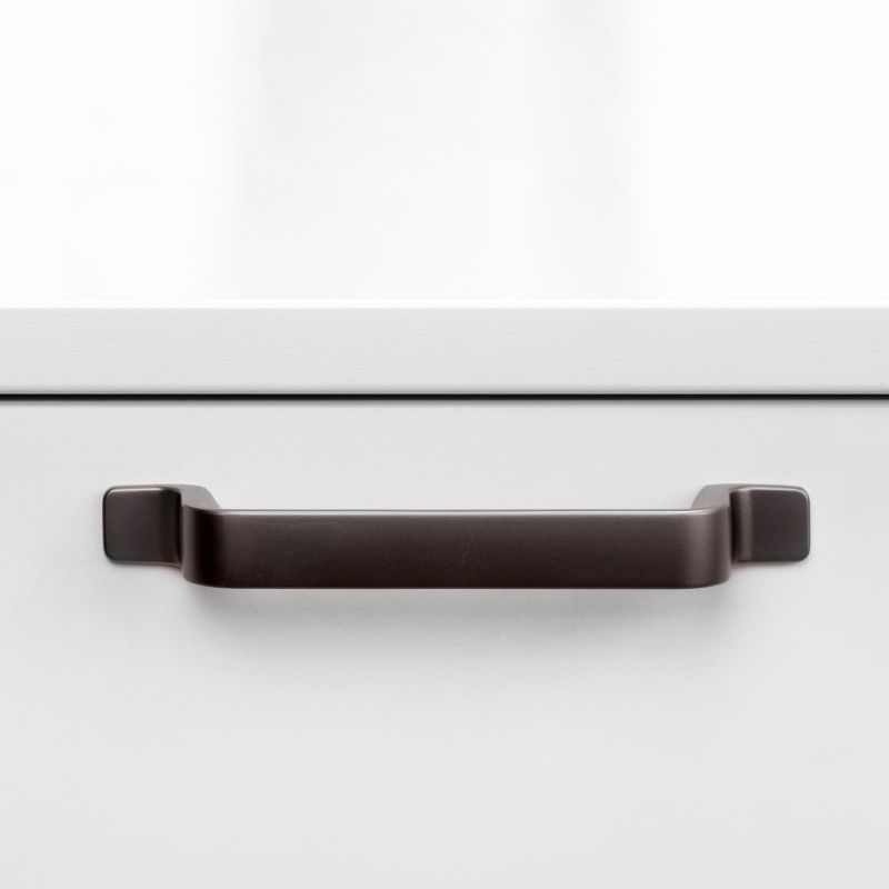 Lot de 20 Poignées Kobe, L 164 mm, entraxe 128 mm, Titane