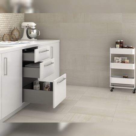 Tiroir Concept 30 kg hauteur 185 mm, profondeur 400 mm, Gris anthracite Tiroir Concept 30 kg hauteur 185 mm, profondeur 400 mm, Gris anthracite