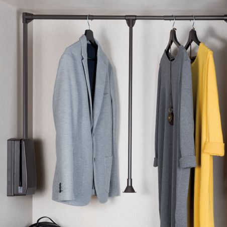 Penderie rabattable Hang pour armoire de largeur 600 à 830 mm, Moka Penderie rabattable Hang pour armoire de largeur 600 à 830 mm, Moka