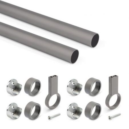 Kit 2 tubes ronds pour...