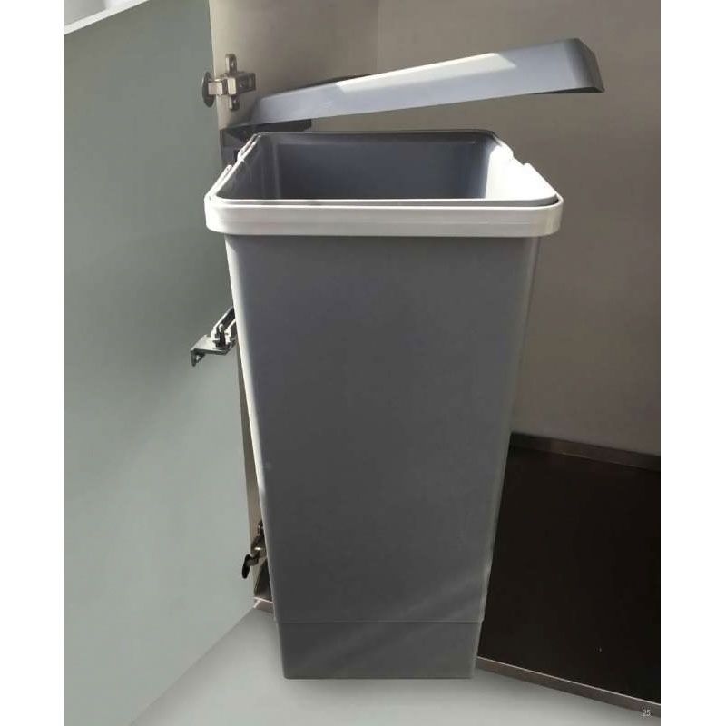 Poubelle pivotante à ouverture automatique 24L