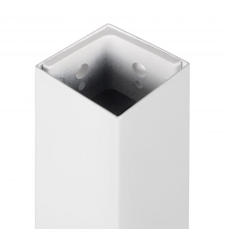 Piètement de table avec pieds carrés et cadre 1150 x 750 mm, Blanc
