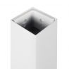 Piètement de table avec pieds carrés et cadre 1150 x 750 mm, Blanc Piètement de table avec pieds carrés et cadre 1150 x 750 mm, Blanc