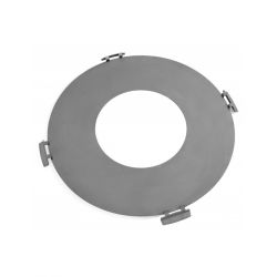 Plaque de cuisson en acier inoxydable de 82 cm pour brasero avec 4 poignées