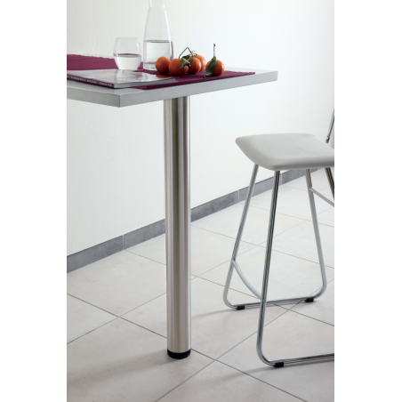 Pied rond en acier...