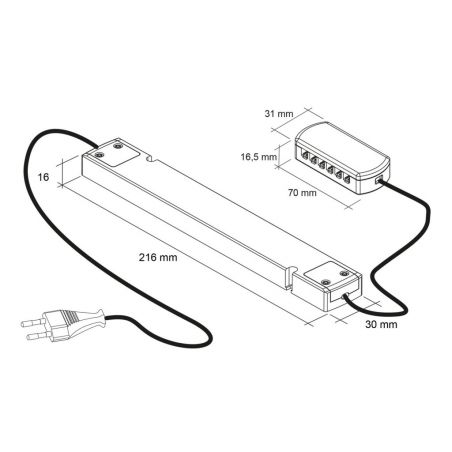 Convertisseur 12V  avec 6...