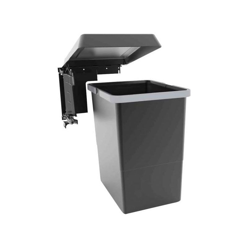Poubelle pivotante à ouverture automatique 24L