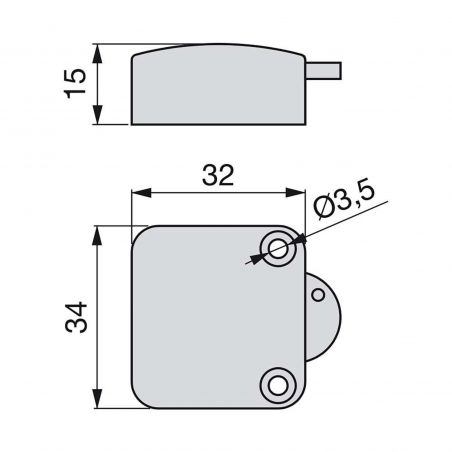 Lot de 10 interrupteurs à actionner lors de l'ouverture ou de la fermeture d'une porte d'armoire, Noir Lot de 10 interrupteurs à actionner lors de l'ouverture ou de la fermeture d'une porte d'armoire, Noir
