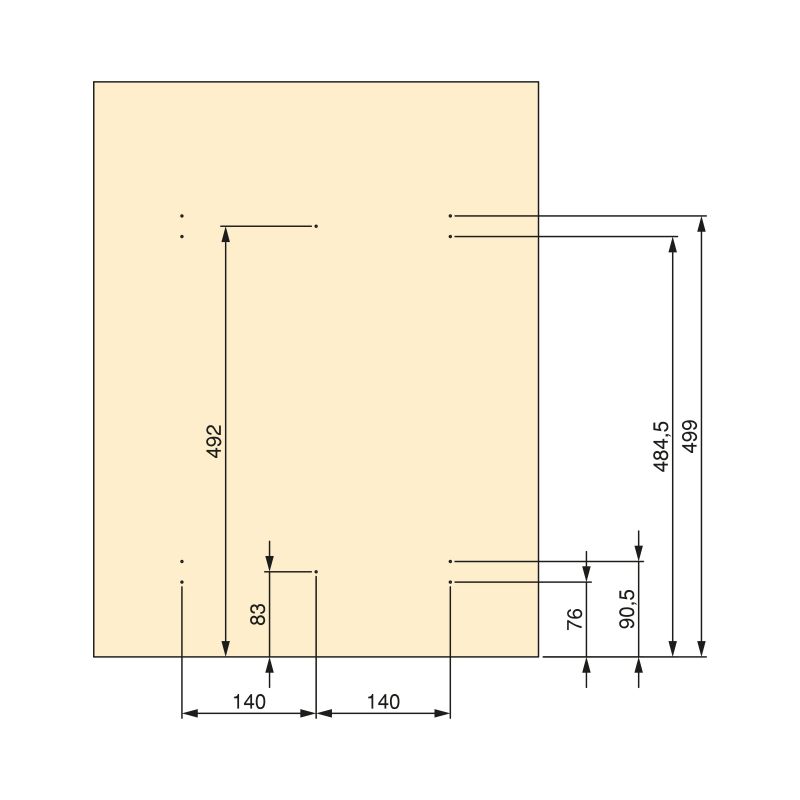 Poubelle de tri Recycle, 2 bacs de 35 L, fixation au sol et extraction manuelle, Gris anthracite