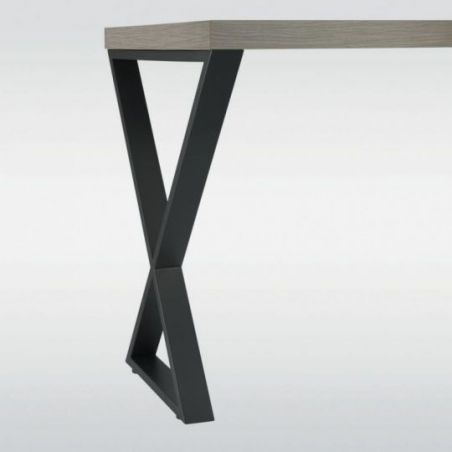 Pied de table design en X -...