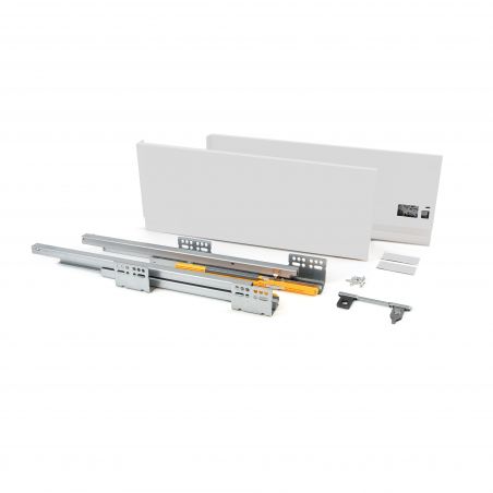 Tiroir Concept 30 kg hauteur 185 mm, profondeur 400 mm, Blanc Tiroir Concept 30 kg hauteur 185 mm, profondeur 400 mm, Blanc