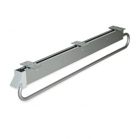 Porte-vêtements extractible Self pour armoire grande profondeur, 800 mm, Aluminium