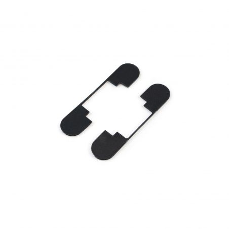 Lot de 2 charnières à boîtier pour portillon, charge 40kg, ouverture à 180 degrés, Noir Lot de 2 charnières à boîtier pour portillon, charge 40kg, ouverture à 180 degrés, Noir