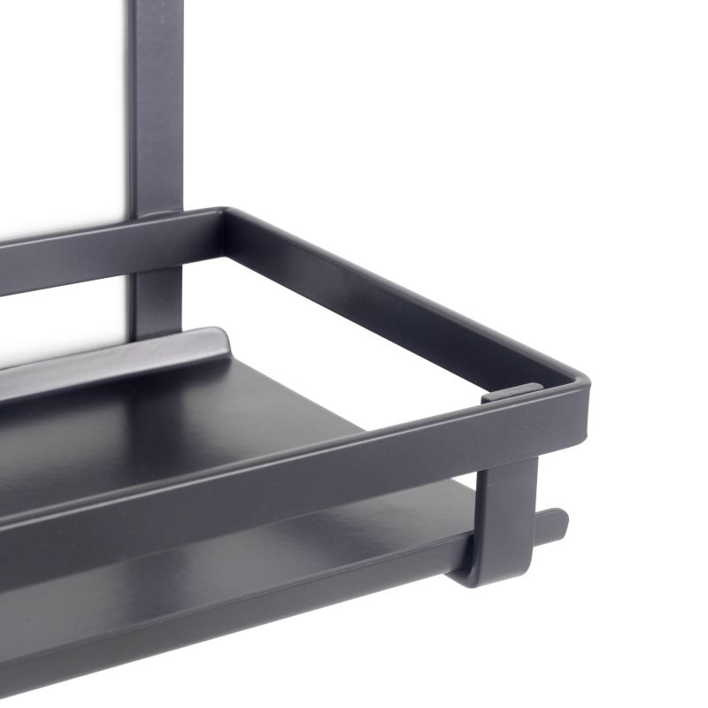 Étagère pour barre de crédence Titane, Gris anthracite