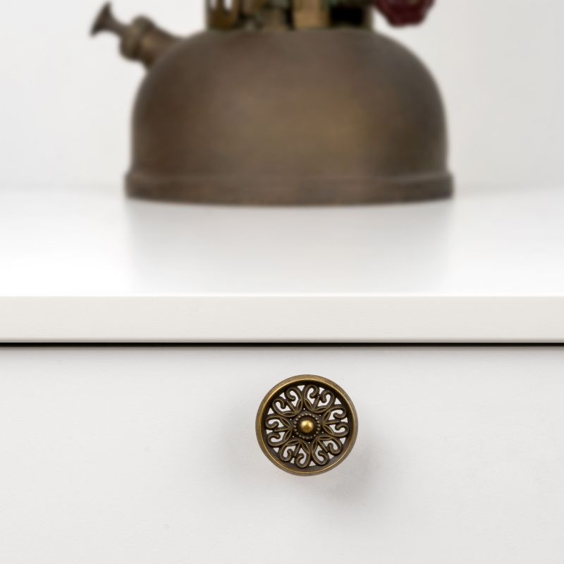 Lot de 25 Boutons Tangier, Ø 35 mm, Bronze