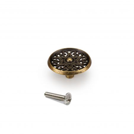 Lot de 25 Boutons Tangier, Ø 35 mm, Bronze Lot de 25 Boutons Tangier, Ø 35 mm, Bronze
