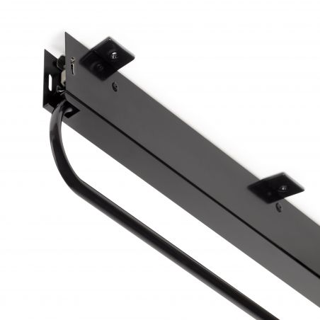 Porte-vêtements extractible Self pour armoire grande profondeur, 800 mm, Noir Porte-vêtements extractible Self pour armoire grande profondeur, 800 mm, Noir
