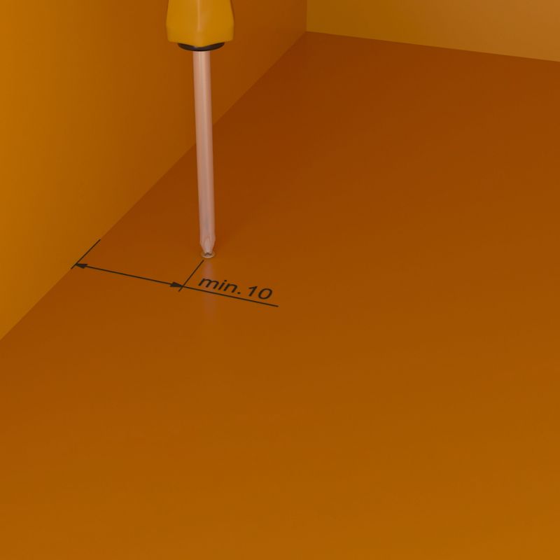 Kit tube de penderie Luxe, 1,15 m, Gris