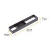 Organisateur Orderbox pour tiroir, 100x470 mm, Gris anthracite Organisateur Orderbox pour tiroir, 100x470 mm, Gris anthracite