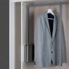 Penderie rabattable Sling pour armoire de largeur 450 à 600 mm, Titane Penderie rabattable Sling pour armoire de largeur 450 à 600 mm, Titane