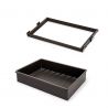 Kit panier métallique avec cadre coulissant pour caisson de 800 mm, Moka Kit panier métallique avec cadre coulissant pour caisson de 800 mm, Moka