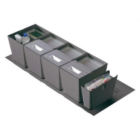 Poubelle tri sélectif 48 L...
