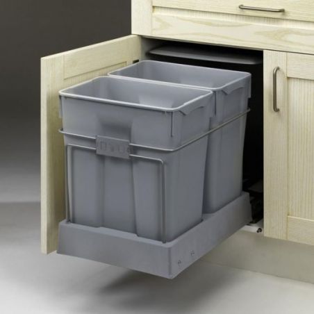 Poubelle tri sélectif 60 L...