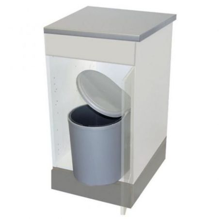 Poubelle ronde 13 L -...