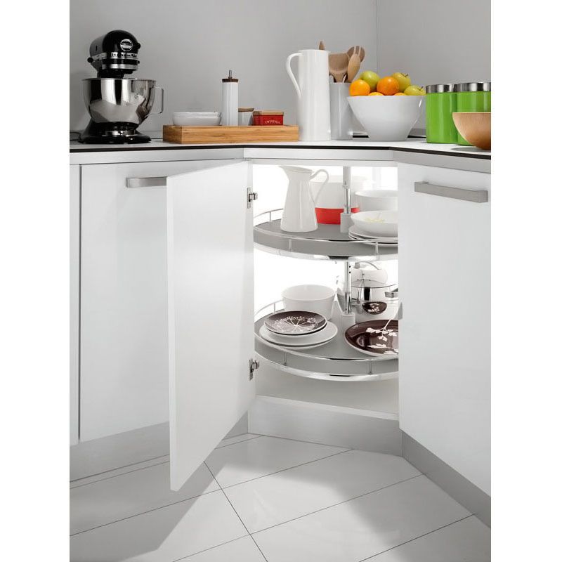 Tourniquet rond Gris pour caisson de 800 mm