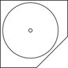 Tourniquet rond Blanc pour caisson de 800 mm Tourniquet rond Blanc pour caisson de 800 mm