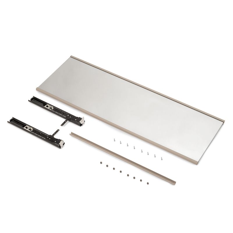 Miroir extractible pour intérieur d'armoire, Gris