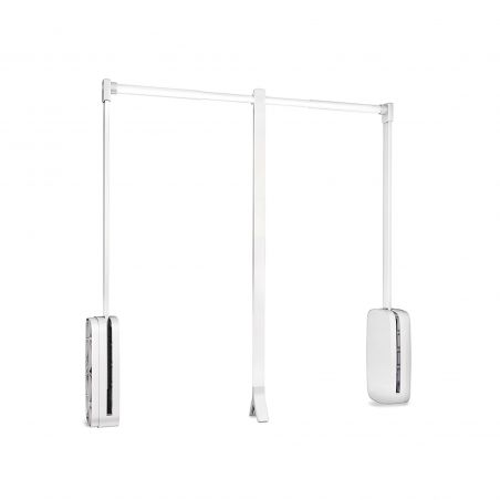 Penderie rabattable Sling pour armoire de largeur 600 à 830 mm, Blanc Penderie rabattable Sling pour armoire de largeur 600 à 830 mm, Blanc