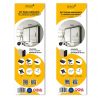 Kit pour Placard 2 portes coulissantes avec ouverture et fermeture amorties, panneaux épaisseur 16mm non inclus, Noir Kit pour Placard 2 portes coulissantes avec ouverture et fermeture amorties, panneaux épaisseur 16mm non inclus, Noir