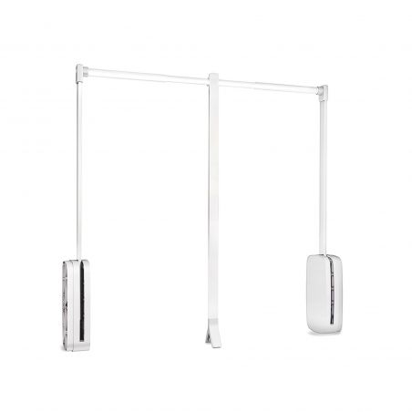 Penderie rabattable Sling pour armoire de largeur 830 à 1150 mm, Blanc Penderie rabattable Sling pour armoire de largeur 830 à 1150 mm, Blanc