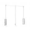 Penderie rabattable Sling pour armoire de largeur 830 à 1150 mm, Blanc Penderie rabattable Sling pour armoire de largeur 830 à 1150 mm, Blanc