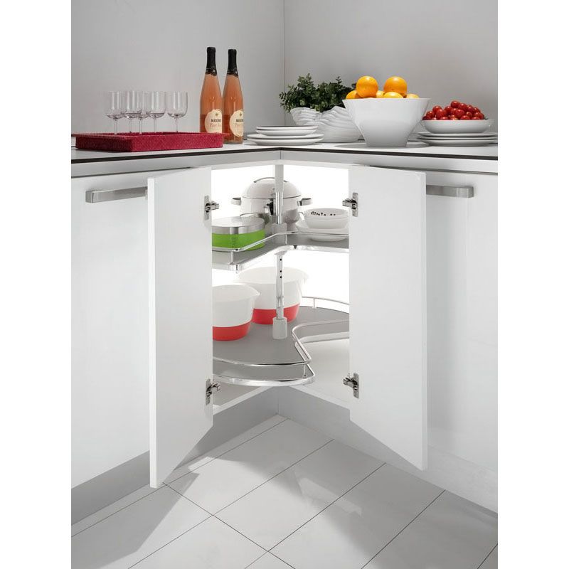 Tourniquet 3/4 rond Gris pour caisson de 900 mm