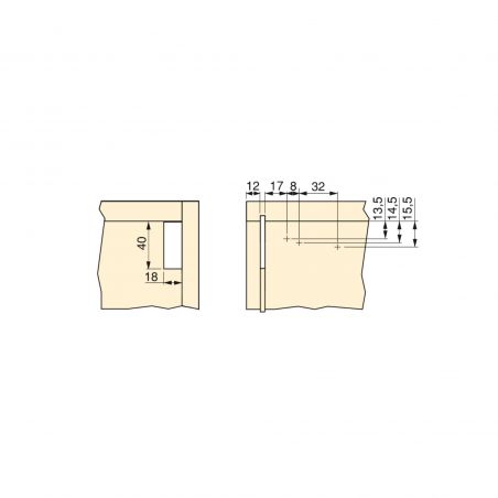 Lot de 5 kits de suspension pour meubles hauts Hook avec platine et cache, Gris Lot de 5 kits de suspension pour meubles hauts Hook avec platine et cache, Gris