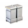 Poubelle coulissante 28L 2 bacs Poubelle coulissante 28L 2 bacs