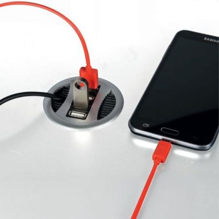 Passe-câbles USB chargeur...