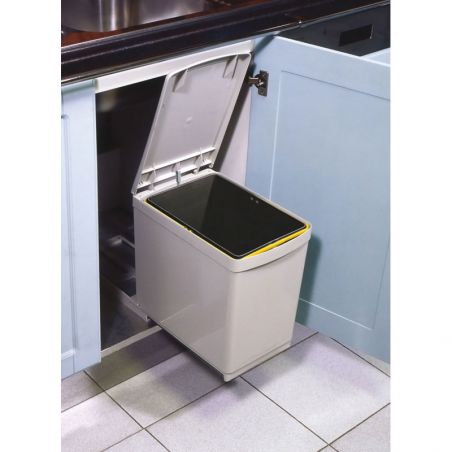 Poubelle coulissante 16L 1 bac