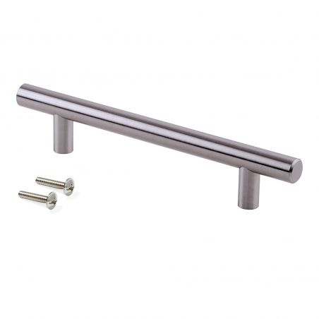 Poignée Orlando, L 188 mm, entraxe 128 mm, Nickel satiné Poignée Orlando, L 188 mm, entraxe 128 mm, Nickel satiné