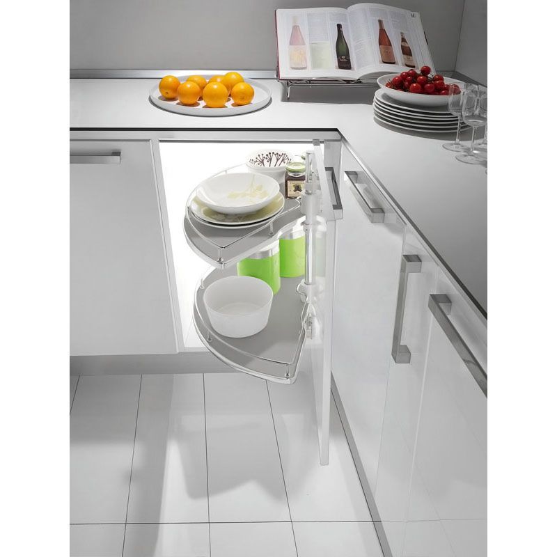 Tourniquet 1/2 lune Blanc pour caisson de 900 mm