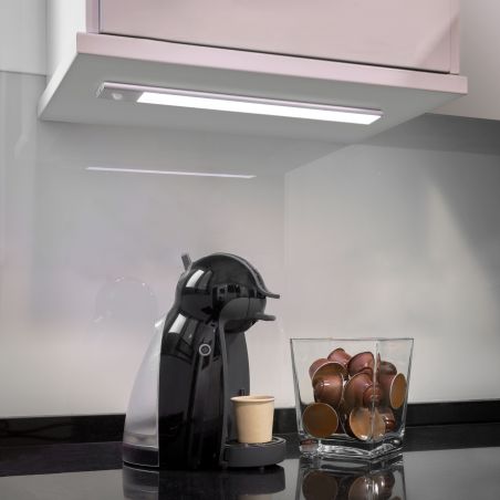Luminaire LED Kaus rechargeable par usb avec détecteur de mouvement, L 400 mm, Anodisé mat Luminaire LED Kaus rechargeable par usb avec détecteur de mouvement, L 400 mm, Anodisé mat